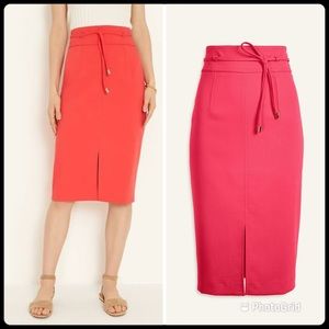 Ann taylor pencil pink skirt New ✨